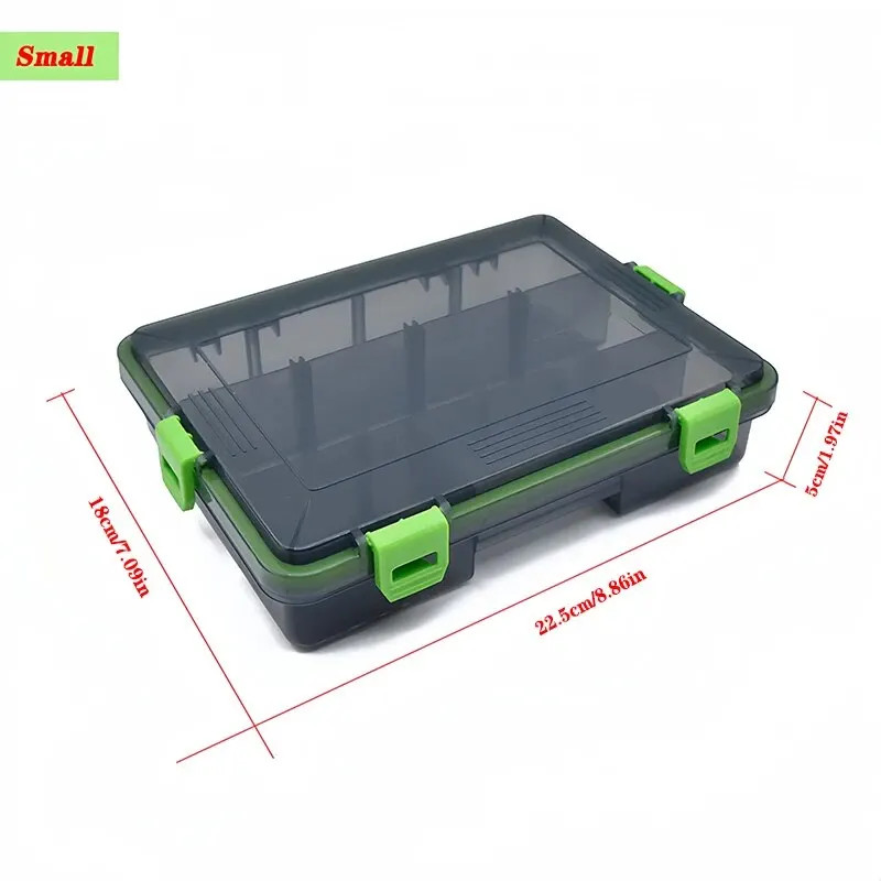 Large Capacity Fishing Tackle Box Organizer for Hooks Lures Bait Storage