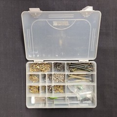 TackleLogic 3 out of 4 Box Canvas Carrier Fishing Supplies Lures Hooks Weights