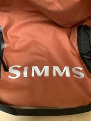 SIMMS PG-12611 DRY CREEK DUFFEL ORANGE 200L WATERPROOF FISHING DUFFE (B42015264)