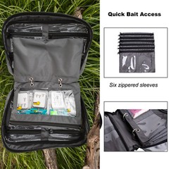 Multi-Purpose Fishing Tackle Bag Saltwater Resistant Lure Box Storage Sling Pack