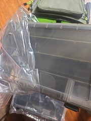 Sea Knight Fishing Back Pack Plastic Cases Lots Of Storage, LOOK @ PICTURES