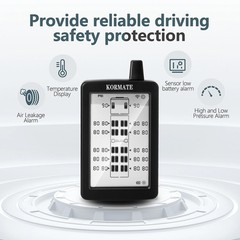 Kormate TPMS Tire Pressure Monitor System w/ Booster, 4-22 Sensors