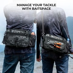 BaitSpace Waist Bag – Waterproof Tackle Storage Bag With Adjustable Belt, Fis…