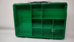 PLANO – FISHING TACKLE BOX, CRAFTS, 2 SIDED ORGANIZER MODEL 1119 – MADE IN USA