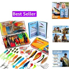 Fishing Lures, All-in-One Fishing Tackle Box with Tackle Included, Fishing Ge…