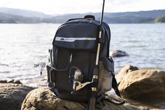 Ozark Trail Tackle Gear 27 L Fishing Tackle Backpack, Black, Unisex, Polyester,