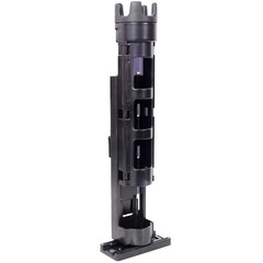 Dual layer Fishing Tackle BoxTackle w/2 Rod Holder 2 Cup Holder 1 Carring Strap