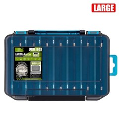 SAMOLLA Fishing Tackle Box 14 Compartments Double-Sided Lure Organizer