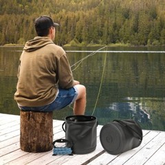 Foldable Fishing Bucket Water Container Folding Camping Wash Basins for Outdoor