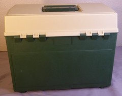Vintage Plano 787 Fishing Tackle Box Organizer Storage w/ 4 Drawers Made In USA