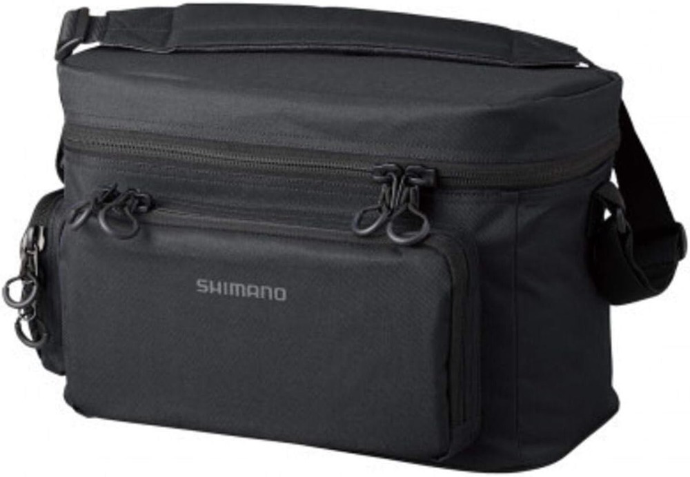 Shimano BA-038T Fishing Tackle Cushion Bag Black Shoulder Bag 2pockets new