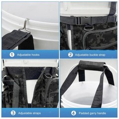 Fishing Bucket Organizer Accessory Versatile Professional Fishing Tackle Bag