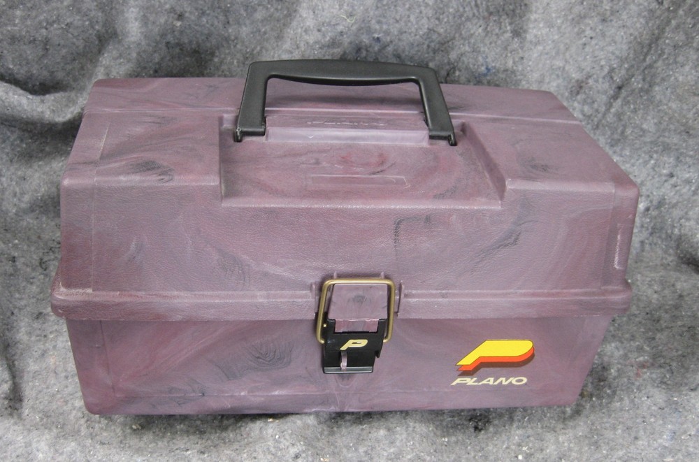 NEVER USED Vintage Plano 3 Tray Tackle Box Model 6303