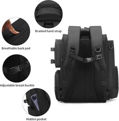 Fishing Backpack, fishing bag with Rod Holders. Large tackle Backpack