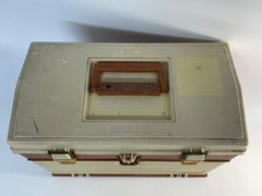 Vintage Plano 757 Fishing Tackle Box Top Storage With 4 Drawers Made In USA