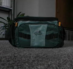 Okeechobee Fats Green/Black Soft-Sided Tackle Bag w/ Utility Boxes