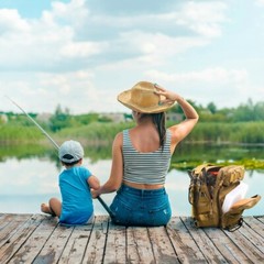 Compact Fishing Tackle Bag, Fishing Bag with Tackle Box and Rod Holder Outdoor