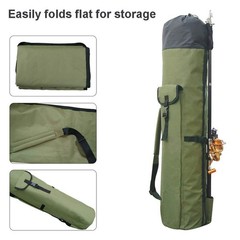 Allnice Durable Canvas Fishing 48 inches x 13 x 13 inches, Khaki Green