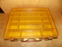 Plano Magnum Fishing Tackle/Storage Box 2-Sided SUPER CLEAN Approx 15x12x5 7/23