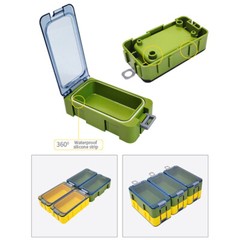 Fishing Accessories Box Portable 3Pcs Storage Box Hook Container Lure Organizer