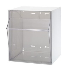 373-QTB301WT Tip Out Bin, (1) Compartment, 11-13/16″L x 11-3/4″W x 13-5/8″H, …