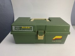 Vintage Plano Fishing Tackle Box 2110 Plastic 1 Tray with Grandpa’s Goodies Mix