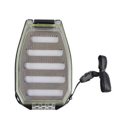 Waterproof Fly Fishing Tackle Box Double-Sided Fly Box, Lightweight Clear Cas…