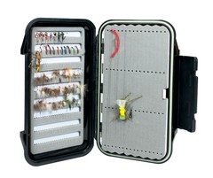 Dropper Rig Fishing Fly Box – Holds 7 Dropper Rigs on Center Leaf