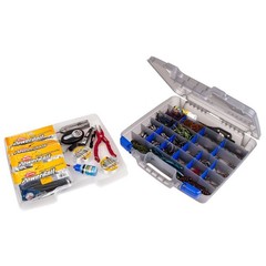 Flambeau Outdoors Max Rigging Box Removable Tray 22 Compartment-18 Dividers