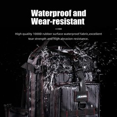 Blisswill Fishing Backpack Waterproof -Fish Backpack Rod Holder-Fish