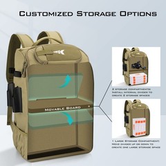 KastKing KarryAll Large (40L, 13”x10.24”x17.72”), B: (40 L) – Khaki