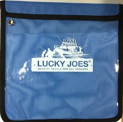 2 Single pocket fishing tackle storage bag 9.5 X 9.5 in. lures leader wire or?