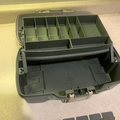 Plano 6201 One-Tray Tackle Box, Bait Storage, Extending Cantilever-tray Design