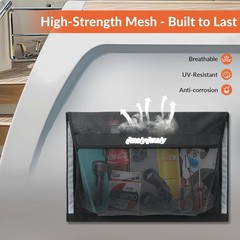 Full-Enclosure Lid Boat Storage Self-Adhesive Waterproof Bag Marine Organizer