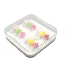 Egg Fly Lure 12 Pack High Carbon Steel for Trout Salmon Bass Freshwater Fishing