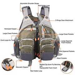 Maxcatch Fly Fishing Vest Pack for Men and Women Fly Fishing Mesh Vest