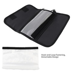 New Nylon Fishing Tackle Bag, 6 Separate Pockets for Soft Baits & Lures