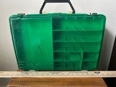 Vintage Bill Dance Outdoors Plano Tackle Box Double Level Satchel 17” w/Dividers