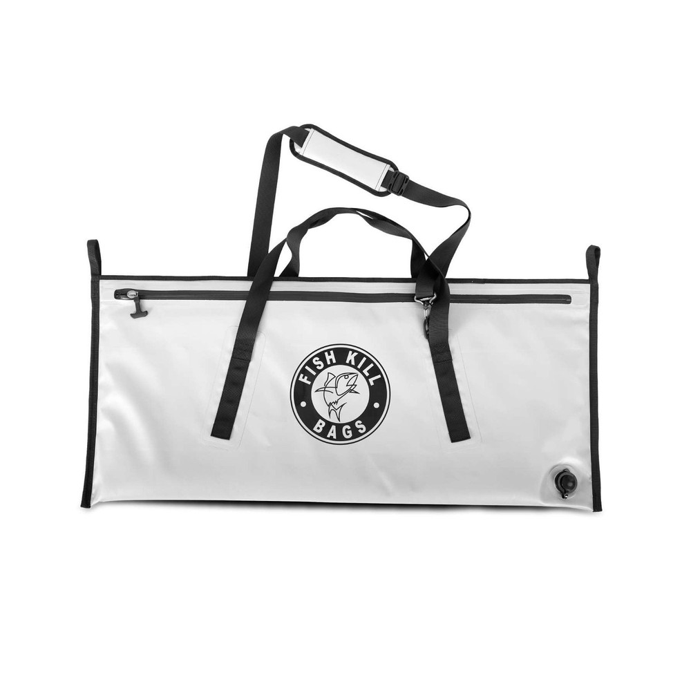 Flat PVC Tarpaulin Insulated Fish Cooler Kill Bag – Waterproof Fishing Cooler…