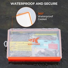 HyperSeal Fishing Tackle Box with One-Hand Access – 3700 Deep, 2 Packs for Ease