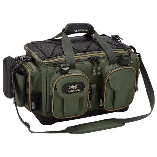 BASSDASH Fishing Tackle Shoulder Bag Water Resistant Lightweight Gear Storage…