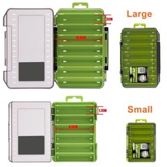 Fishing Bait Storage Box PC Case Lure Box Double-Layer Fishing Tackle Organizer