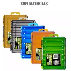 Fishing Bait Storage Box PC Case Lure Box Double-Layer Fishing Tackle Organizer