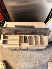 Vintage Plano 757 4 Drawer Fishing Tackle Box/Tool Box Craft Box