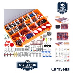Fishing Lures, All-in-One Fishing Tackle Box with Tackle Included, Fishing Ge…