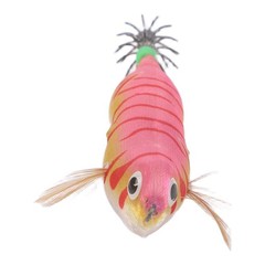 Eging Fishing Squid Jig Lures 8cm with Luminous LED and Reinforced Hooks