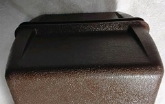 VINTAGE FLAMBEAU 14030 FISHING TACKLE/TOOL BOX BROWN VINTAGE USA 🇺🇸