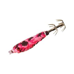 Soft Rubber Squid Jig Hook Floating Lure with Luminous Particles 45mm 3.4g