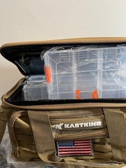 KastKing Karryall Tackle Bags Fishing With 4 * 3600 Tackle Trays Storage NEW!