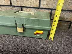 Vtg 70s 80s Tackle Box Plano Sporting Goods Fishing Equipment, Dirty & Old